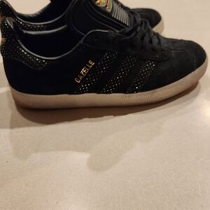 Adidas Black and Blue Sneakers